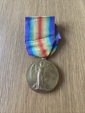 WW1 Victory Medal Awarded To PTE G A FROST LANCASHIRE FUSILIERS 57351 (33614)
