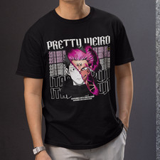 Camiseta Yuji Itadori Ryomen Sukuna Jujutsu Kaisen Anime Negra Unisex