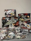 Massive Vintage LEGO Star Wars Lot with Minifigures & Instructions Mid 2000s