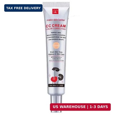 Color Correcting CC Cream with SPF 25, Coverage Lightweight Foundation, Hydratin