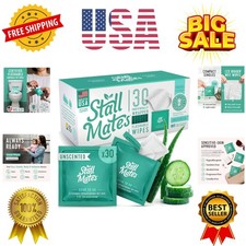 Flushable Wipes, Individually Wrapped, Travel Friendly, Unscented with Cucumb...