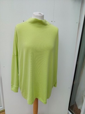 Kim & Co Tunika Soft Touch Langarm Stehkragen Oversize Tunika Neu Gr. Small