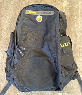 Thor Racing MX Backpack Motocross Bag Yellow Black