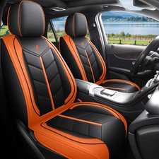 Luxury Leather Car Seat Covers Universal Fit 5-seat Front Rear Cushion Protector