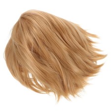 Men Short Wig: Fluffy Synthetic Hair For Halloween Cosplay - Heat Resistant