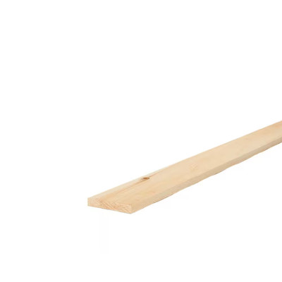1 In. X 5 In. X 6 Ft. Premium Kiln-Dried Square Edge Whitewood Common Board
