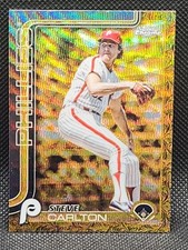2025 Topps Gilded Steve Carlton /75 Philadelphia Phillies Gold Wave