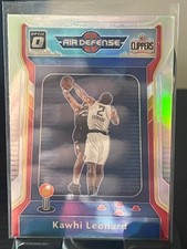 2020-21 Panini Donruss Optic Kawhi Leonard-#4 Air Defense. Silver Prizm