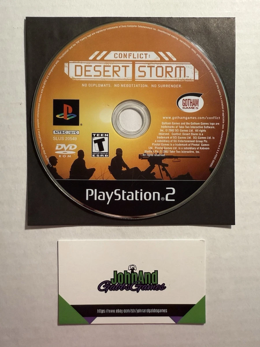Conflict: Desert Storm Sur PS2 – Jeu Complet Sous Blister – Édition PAL SCI GAME (NEUF)