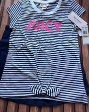 Juicy Couture Girls Summer Set Size 6X Medium Shirt And Tank