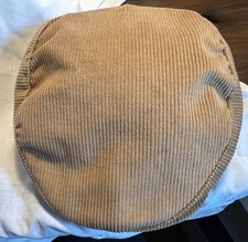 Rare 1980s Stetson Flat Cap - Size: S 21" dia. - Brown Corduroy