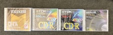 NEW SEALED Lot 13 Maxell TDK CD-R 650, 680  700MB / 74  80min Recordable CDs