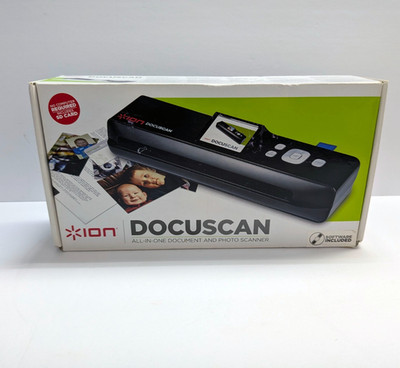 ION Docuscan All-In-One Document & Photo Scanner NIB Standalone SD Card 300 DPI