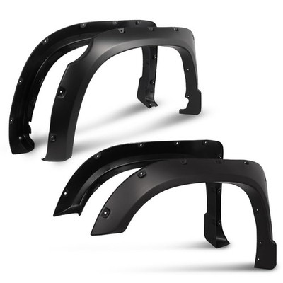 4PCS Fender Flares for 2014-2020 Toyota Tundra Riveted Smooth Style