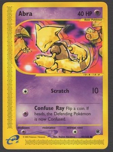 Abra 93/165 Expedition Base Set Common Pokemon TCG