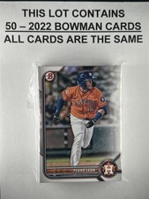 Leon, Pedro - 2022 Bowman Paper Prospect - 50 Card Lot - Card #BP-115