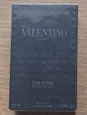 Valentino Uomo Born In Roma Rockstud Noir Eau de Toilette Spray 3.4 fl oz New