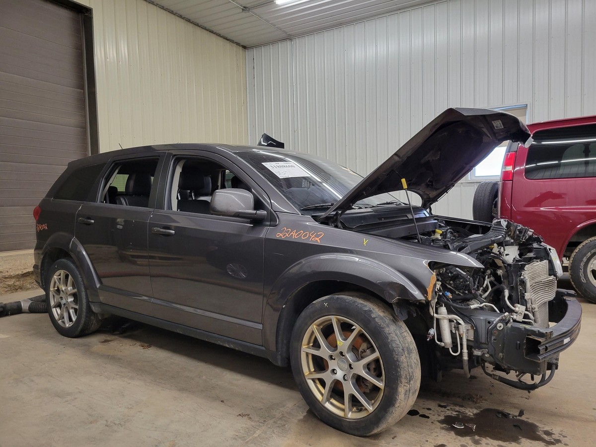 2015 DODGE JOURNEY PASSENGER RIGHT FRONT DOOR ASSEMBLY GRANITE
