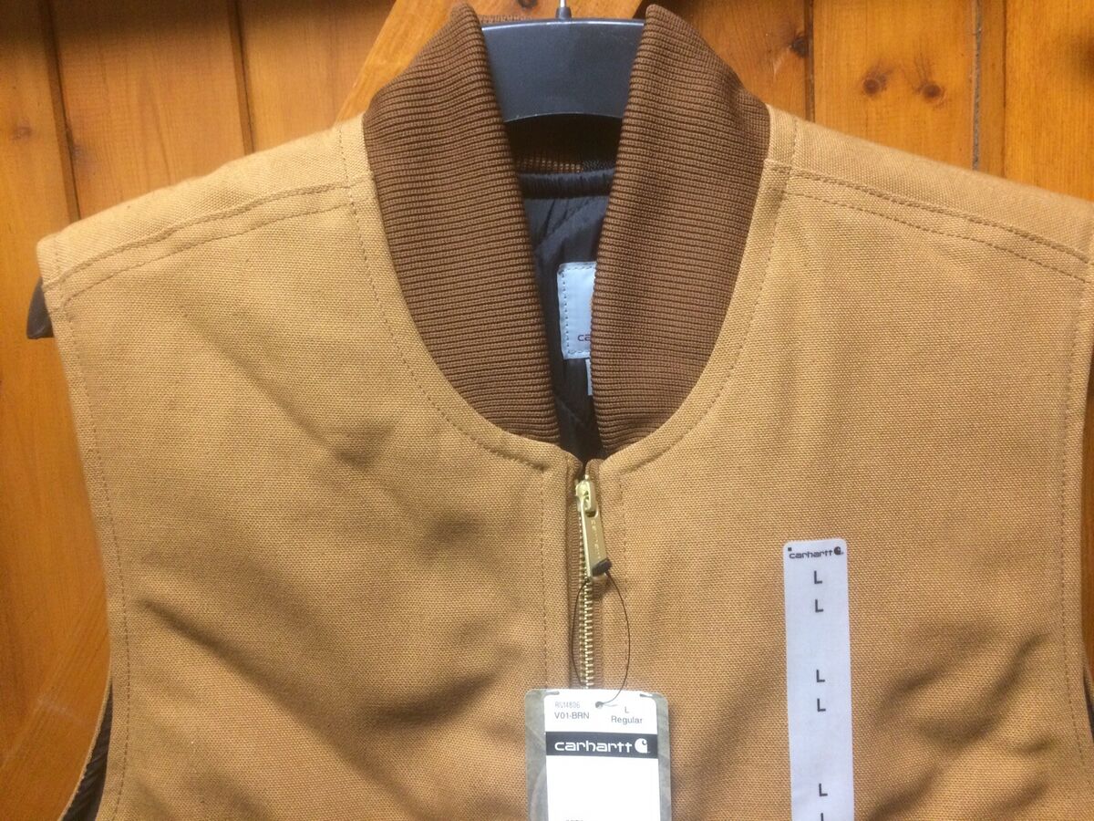 Carhartt Street Wear Duck Arctic Quilt Lined Vest/Waistcoat Carhartt Street Wear Duck Arctic Quilt Lined Vest/Waistcoat