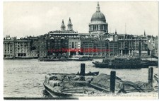 LL -LONDON St Pauls LL -3 - EARLY NUMBER River BARGES City EC4