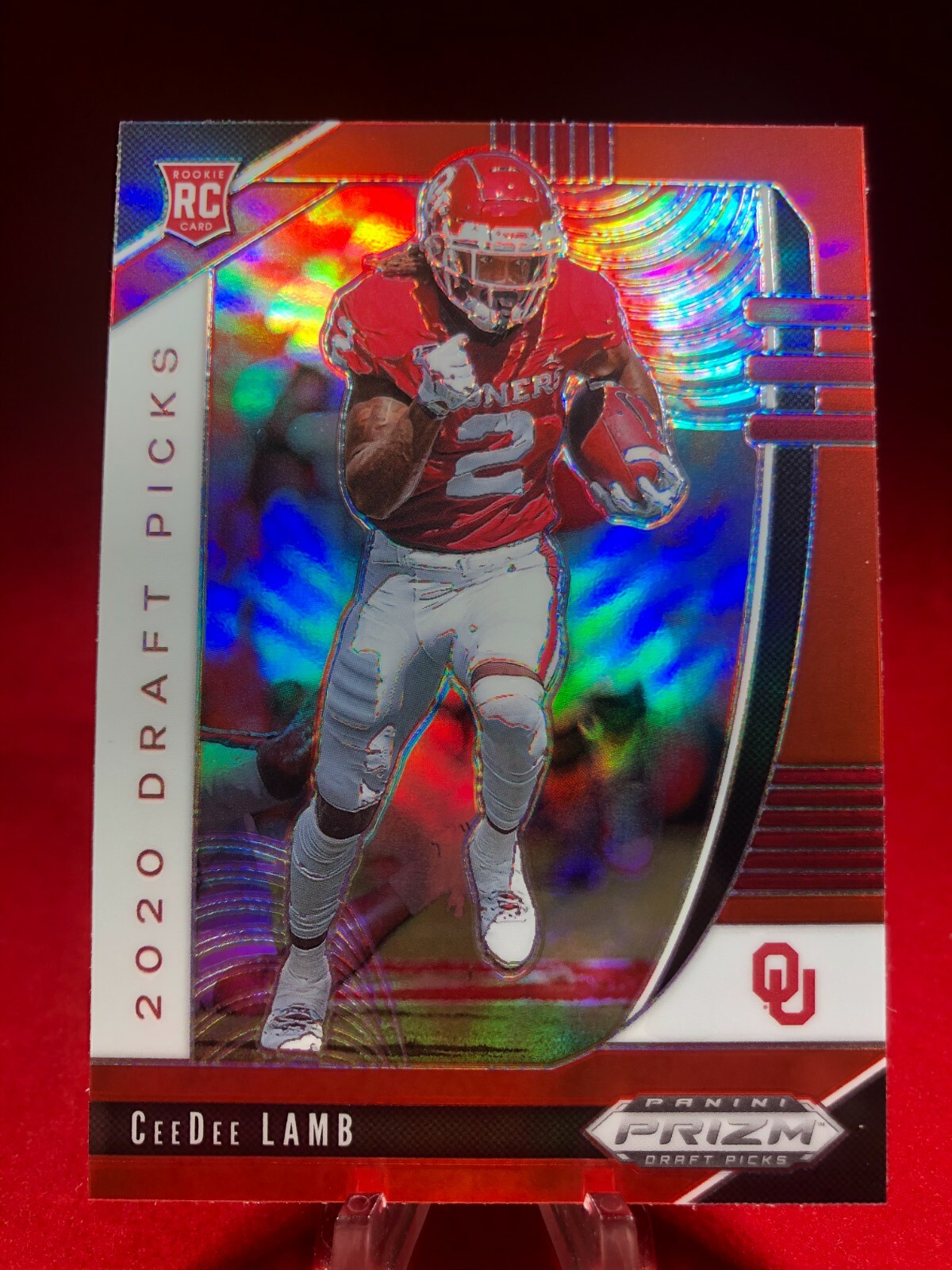 2020 Panini Prizm Draft Picks Orange #104 CeeDee Lamb RC Rookie COWBOYS