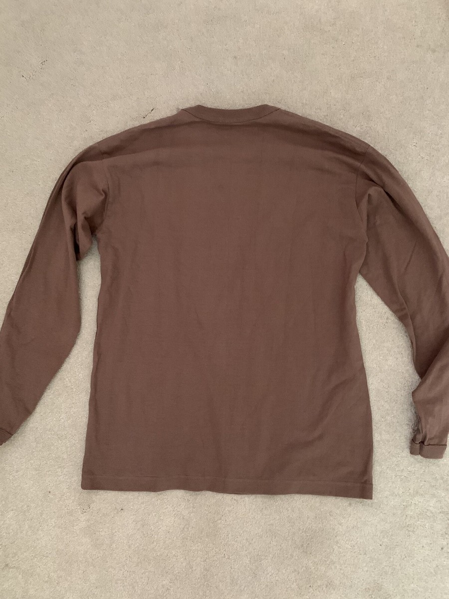 Stussy Vintage 'Step Up To Get Yo Rep Up' Brown Long Sleeve Stussy Vintage 'Step Up To Get Yo Rep Up' Brown Long Sleeve