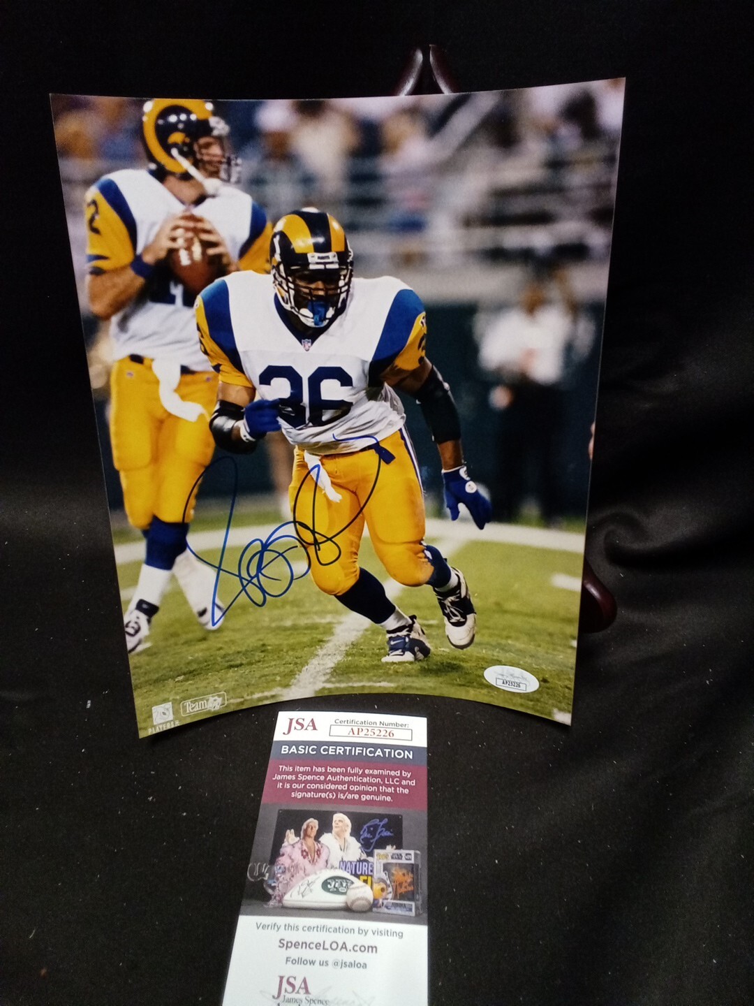 Jerome Bettis Autographed Signed Los Angeles Rams 8x10 Photo JSA -1 # 