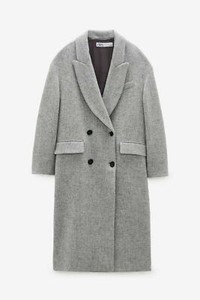 cappotto grigio zara
