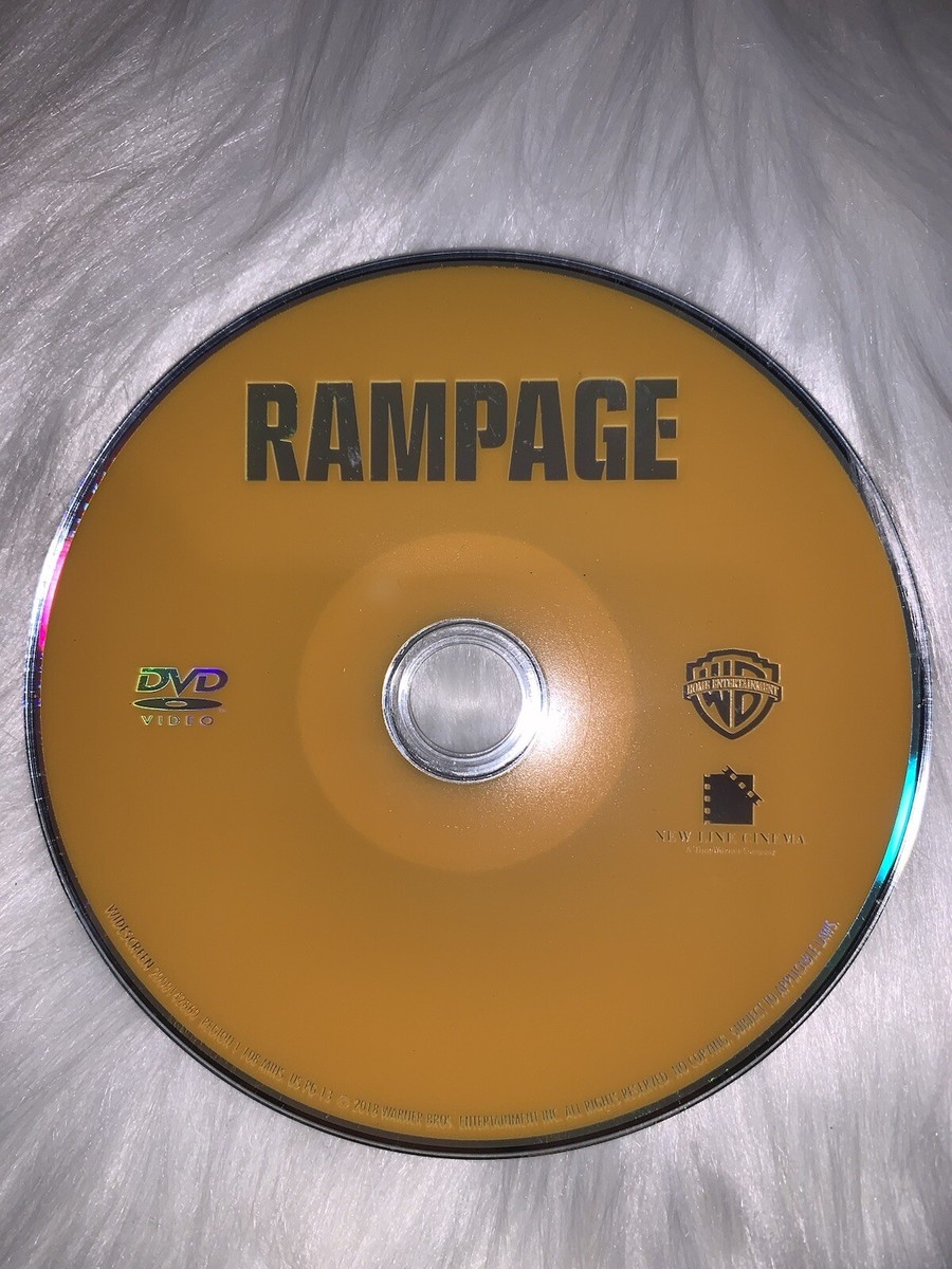 Rampage (DVD, 2018) DISC ONLY GA 883929622757| eBay