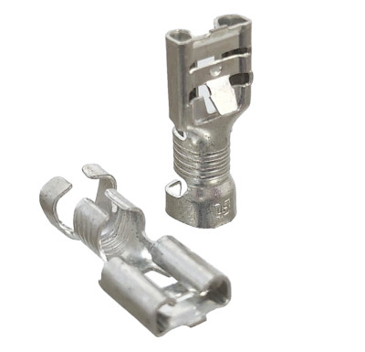 25x 6,3 Kabelschuhe 3 4 5 6mm² Flachstecker Steckhülse Crimp Pkw Lkw Car ZNG5