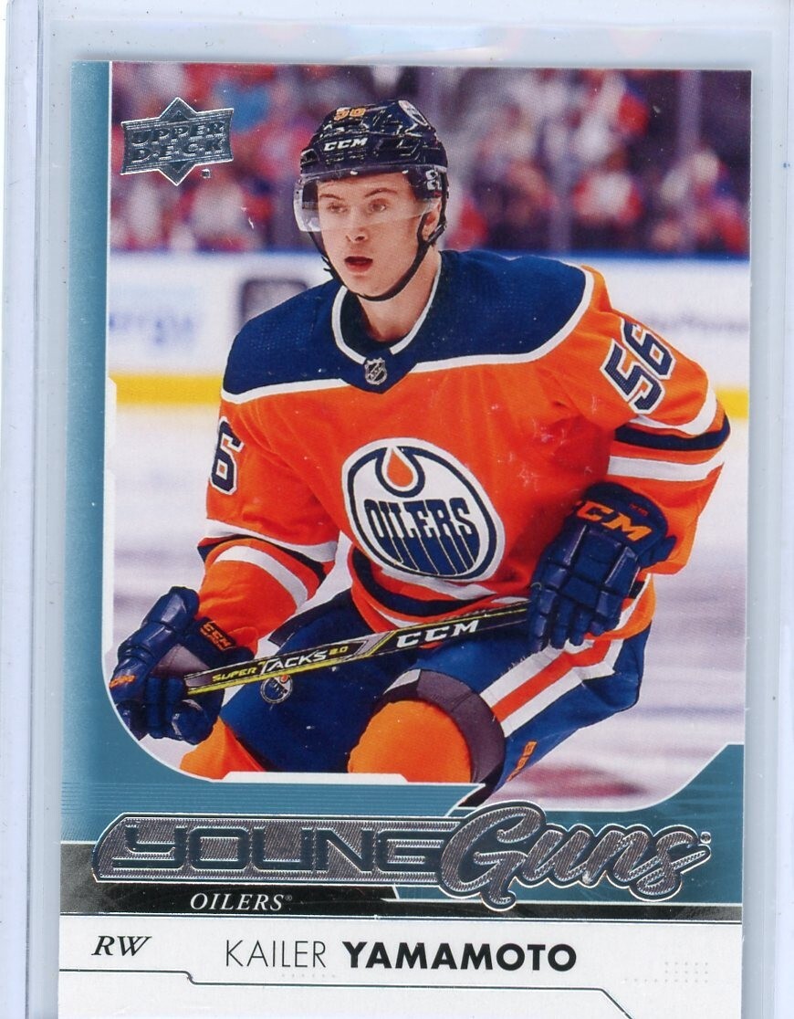 2017-18 Upper Deck Series 1 Hockey Young Guns KAILER YAMAMOTO No. 202!