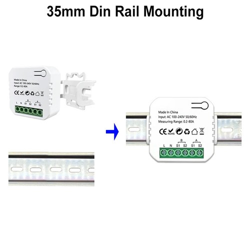 Tuya Smart Life WiFi Energy Monitor Bidirection 1/2 Channel w/ Clamp App Monitor - Picture 4 of 20