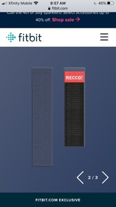fitbit versa band size