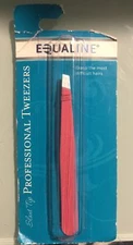 Equaline pink silver gray tweezers slanted