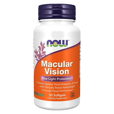 NOW FOODS Macular Vision 50 Softgels