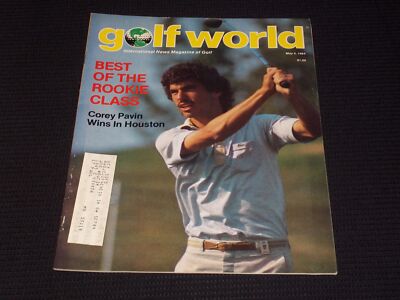1984 MAY 4 GOLF WORLD MAGAZINE - COREY PAVIN FRONT COVER - E 6835