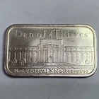 Silver Shield, Den of Thieves, 1 troy oz .999 Fine Silver Art Bar