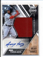 ANEURY TAVAREZ 2017 ELITE EXTRA EDITION ROOKIE JERSEY AUTOGRAPH AUTO #/99 AH6208