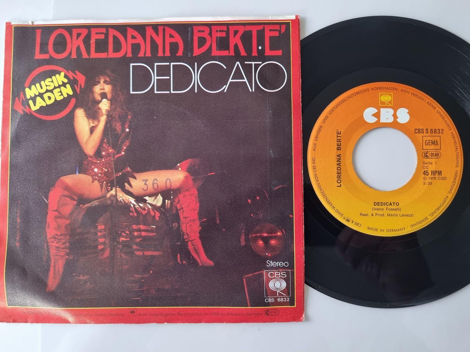 Loredana Berte' - Dedicato 7'' Vinyl Germany