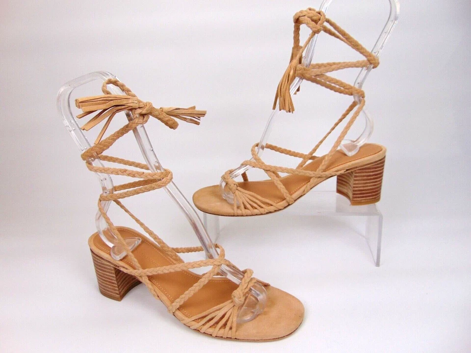 НОВЫЙ! Женские замшевые сандалии Sigerson Morrison Smhaize с ремешком на лодыжке размер 6,0 M - Изображение 2 из 4