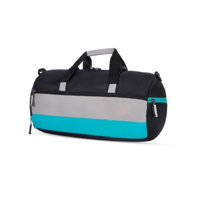 28L Sports Duffel Gym Bag for Men Women with Shoe Compartment blue