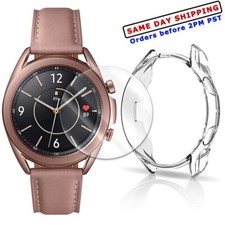 Anti-Scratch Screen Protector Hard PC Cover Case for Samsung Galaxy Watch 3 45mm