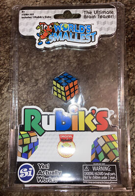 New World's Smallest RUBIK'S CUBE MINI Edition Pocket Size Puzzle