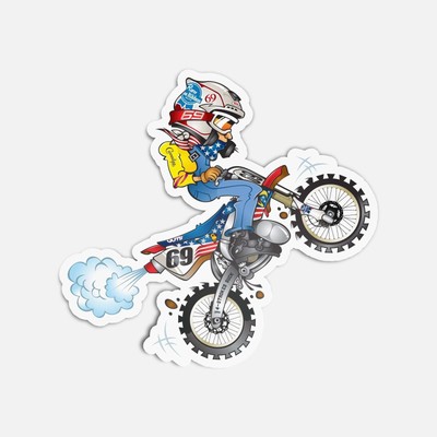 Ronnie Mac Character Air Wheelie Sticker