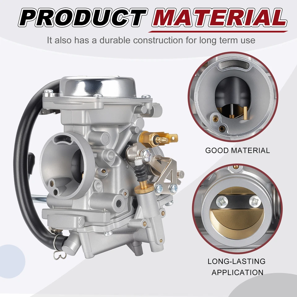 Carburetor Carb W/ Intake Manifold For Yamaha XV250 V-star Virago 250 Route 66 - Image 4 of 4