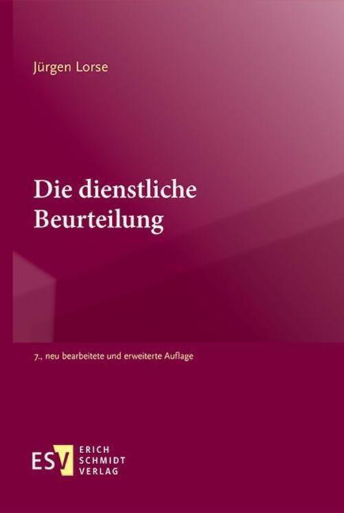 Thumbnail - Die Dienstliche Beurteilung | Jürgen Lorse | Buch | 758 S. | Deutsch |