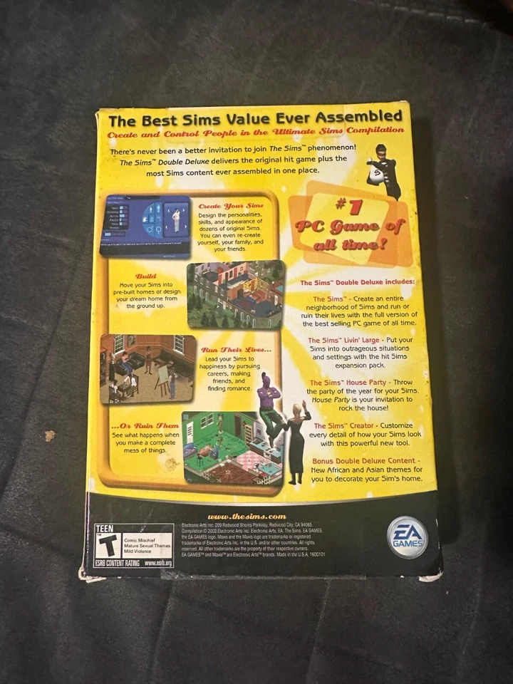 The sims double deluxe pc game pack new and sealed - Image 2 of 3