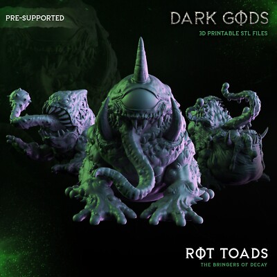 3x Rot Toad für Warhammer AOS Sigmar Beast Plague Dämon Deamon Chaos