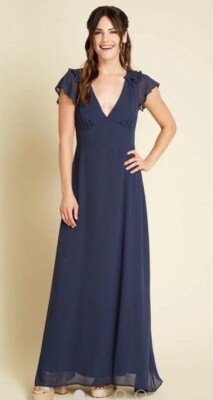 New ModCloth You're Flowing Places Navy Maxi Dress Size 6 NWT Bridesmaid | eBay New ModCloth You're Flowing Places Navy Maxi Dress Size 6 NWT Bridesmaid | eBay