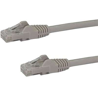 1PC STARTECH.COM N6PATCH5GR Cat6 Ethernet Cable - 5 ft - Gray - Patch Cable - S